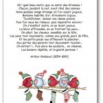 Poésie Le matin des étrennes d'Arthur Rimbaud