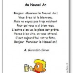 Poésie Au Nouvel An Girardot Simon