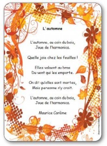 Poésie L'automne de Maurice Carême