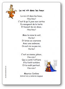 Le roi rit dans les houx de Maurice Carême
