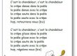 Comptine C'est la chandeleur
