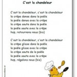 Comptine C'est la chandeleur