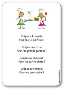 Comptine Crêpes à la vanille