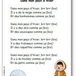 Comptine Dans mon pays d'hiver
