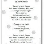 Comptine Le petit flocon