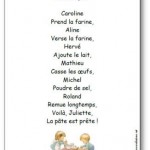 Comptine Les crêpes
