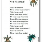 Comptine Voici le carnaval