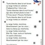 Poésie La neige tombe Jean Richepin