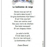 Poésie Le bonhomme de neige Jason Emond