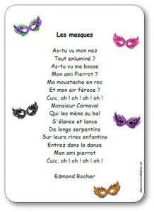 Poésie Les masques Edmond Rocher