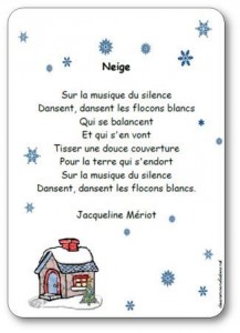 Poésie Neige Jacqueline Mériot