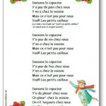 Ronde, jeux dansés maternelle, tresse et farandole, Ronde Dansons la capucine