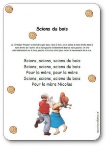 Ronde, jeux dansés maternelle, tresse et farandole, Tresse Scions du bois