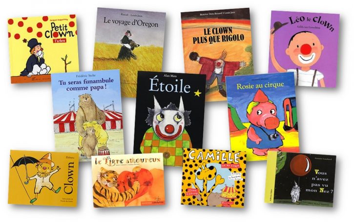 Livres cirques et clowns