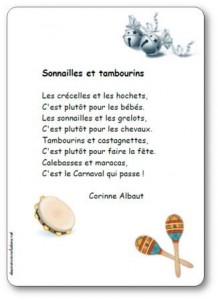 Poésie Sonnailles et tambourins Corinne Albaut
