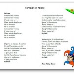 Chanson Carnaval est revenu