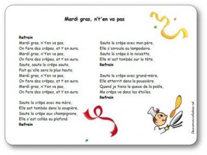 Chanson Mardi gras n t en va pas