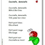 Comptine Coccinelle demoiselle