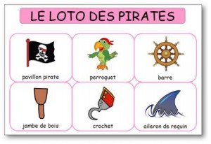 Loto des pirates à imprimer