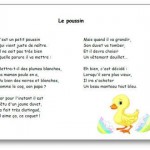 Comptine Le poussin