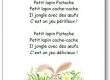 Comptine Petit lapin Pistache