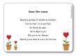 Comptine Bonne fête maman