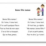 Comptine Bonne fête maman Je t aime t aime tant
