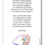 Comptine Je voulais maman gentille de Michel Bau