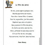 Comptine La fête des pères de Jean Glauzy