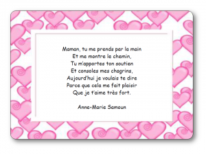 Comptine Maman tu me prends par la main de Anne Marie Samoun