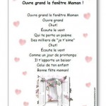 Comptine Ouvre grand ta fenêtre Maman