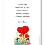 Poésie Pour toi Papa de Marine Sayer