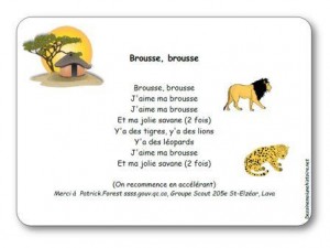 Comptine Brousse brousse