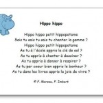 Comptine Hippo hippo