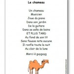 Comptine Le chameau