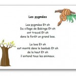 Comptine Les pygmées