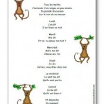 Comptine Les trois singes