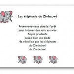 Comptine Les éléphants du Zimbabwé