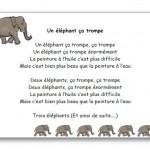 Comptine Un éléphant ça trompe