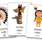 Imagier des indiens à imprimer, imagier indiens maternelle, imagier sur les indiens