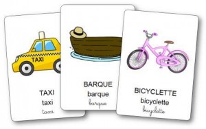 Imagier des moyens de transport