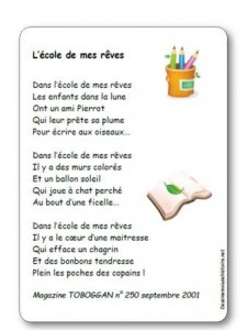 L école de mes rêves