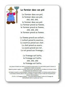 Ronde Le fermier dans son pré