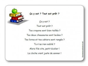 Comptine Ça y est Tout est prêt