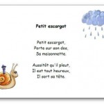 Comptine Petit escargot