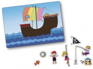 Jeu de topologie sur le thème des pirates