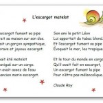Poésie L'escargot matelot de Claude Roy
