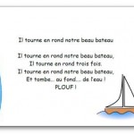 Comptine Il tourne en rond notre beau bateau