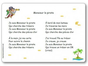 Comptine Monsieur le pirate