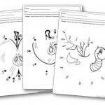 Fiches d activités relier les points dessins pommes